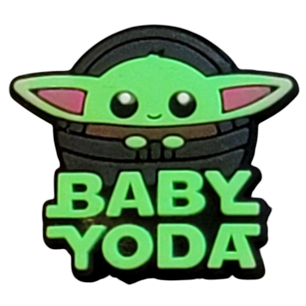 Baby Yoda Shoe Charm Grogu Star Wars Mandalorian Geekcore Stocking Stuffer‎ Gift